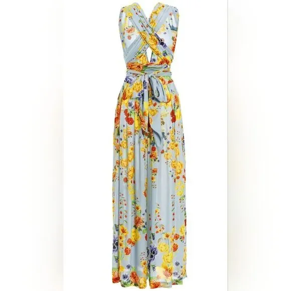 NWT Agua Bendita Florence Bouk Multiway Jumpsuit Size M